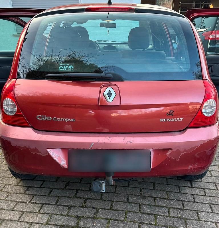 Gebraucht Renault Clio II Campus 75 PS (55 kW) 2007 Rot Limousine