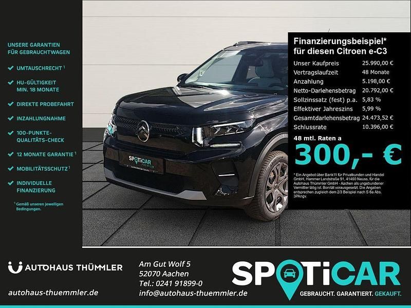 Gebraucht Citroën e-C3 83 kW (113 PS) 2025 Schwarz Limousine