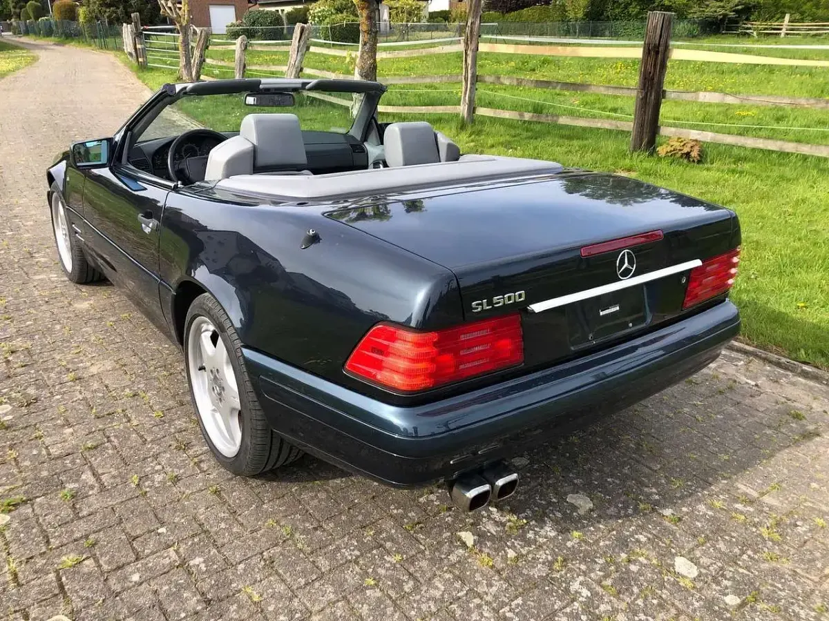 Gebraucht Mercedes SL500 AMG 320 PS (235 kW) 1998 Blau Cabrio