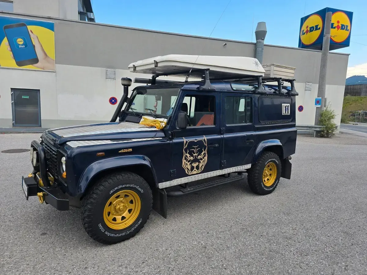 Gebraucht Land Rover Defender 122 PS (89 kW) 2001 Blau SUV