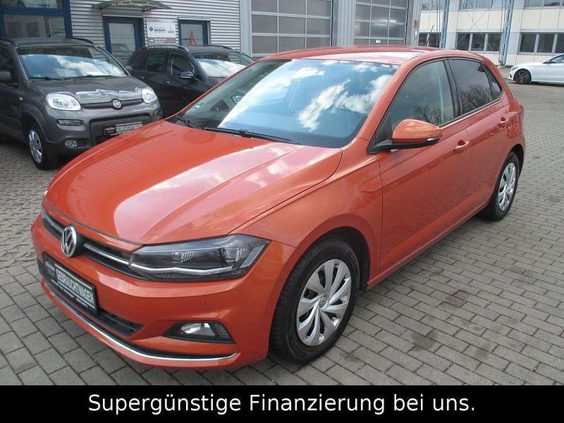 Gebraucht VW Polo Highline 95 PS (69 kW) 2018 Orange Kleinwagen