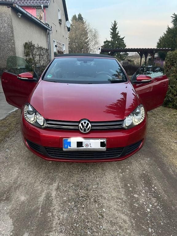 Gebraucht VW Golf Cabriolet 122 PS (89 kW) 2012 Rot Cabrio