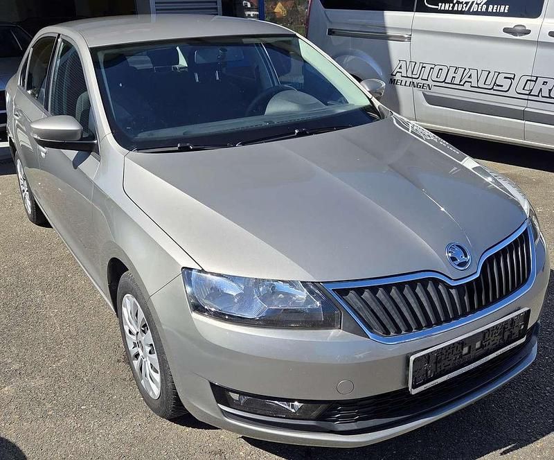 Gebraucht Skoda Rapid Active 95 PS (69 kW) 2019 Cappuccinobeige metallic Kleinwagen