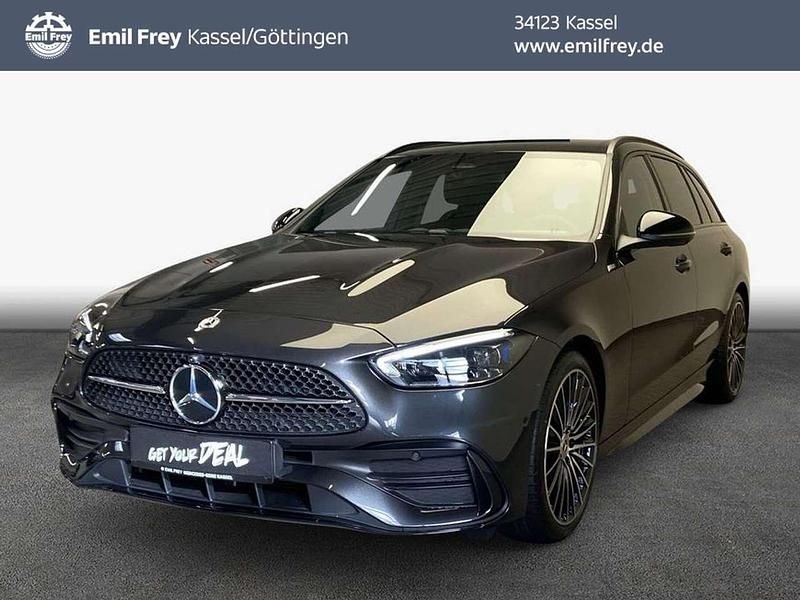 Graphitgrau metallic Gebraucht 2025 Mercedes C200 AMG line Kombi | 45.950 € (Teuer) - Bild 1/4