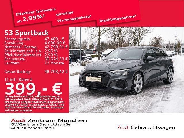 Daytonagrau perleffekt Gebraucht 2024 Audi S3 Ambiente Limousine | 47.489 € (Teuer) - Bild 1/1