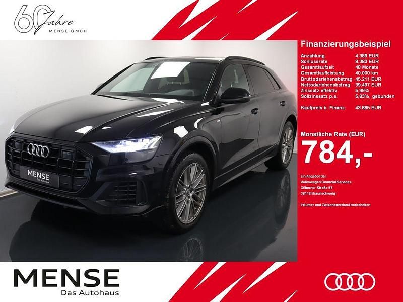 Orcaschwarz Gebraucht 2018 Audi Q8 Design SUV | 43.885 € (Guter Preis) - Bild 1/4