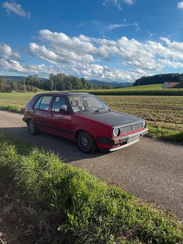 Rot Gebraucht 1989 VW Golf II Kleinwagen | 1.750 € - Bild 1/4