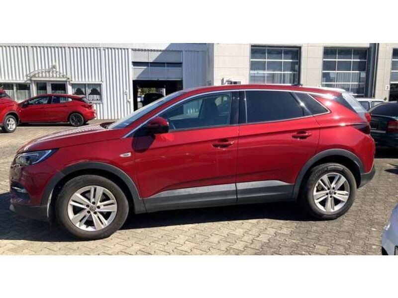 Rubin rot metallic (metallic) Gebraucht 2021 Opel Grandland X Edition SUV | 13.980 € (Fairer Preis) - Bild 1/4