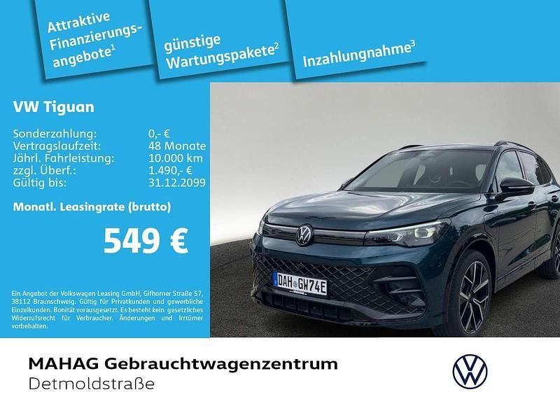 Blau Gebraucht 2025 VW Tiguan R-line SUV | 48.942 € (Guter Preis) - Bild 1/2