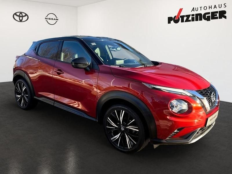 Gebraucht Nissan Juke 114 PS (83 kW) 2021 Fuji sunset red / black SUV
