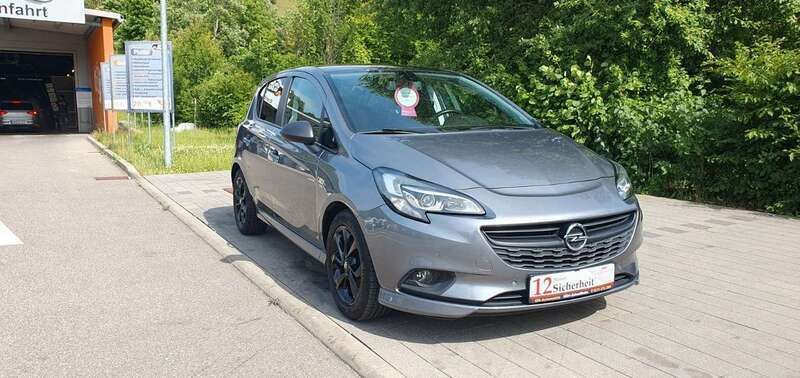 Grau Gebraucht 2018 Opel Corsa Color Edition Kleinwagen | 9.890 € (Fairer Preis) - Bild 1/4