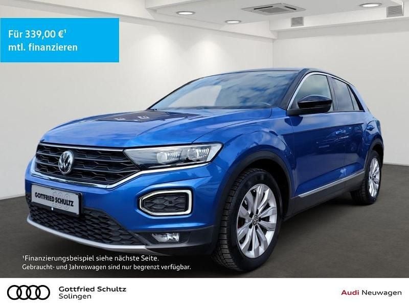 Blau Gebraucht 2018 VW T-Roc Sport SUV | 19.350 € (Guter Preis) - Bild 1/4
