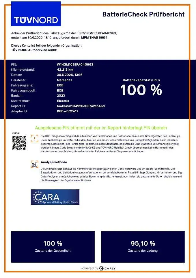 Gebraucht Mercedes EQE350 214 kW (292 PS) 2024 Grau SUV