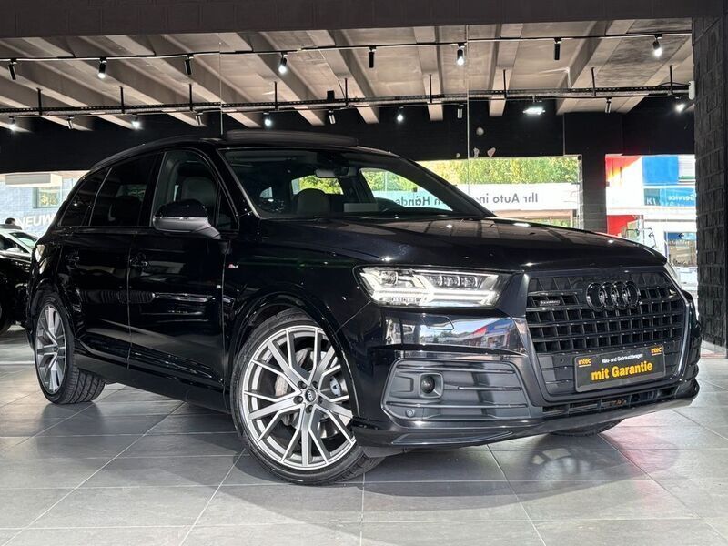 Schwarz Gebraucht 2018 Audi Q7 S-Line SUV | 44.999 € (Fairer Preis) - Bild 1/4