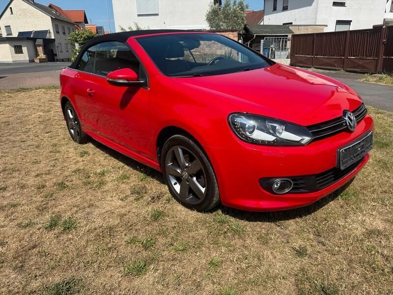 Rot Gebraucht 2016 VW Golf Cabriolet Cabrio | 9.799 € (Fairer Preis) - Bild 1/4
