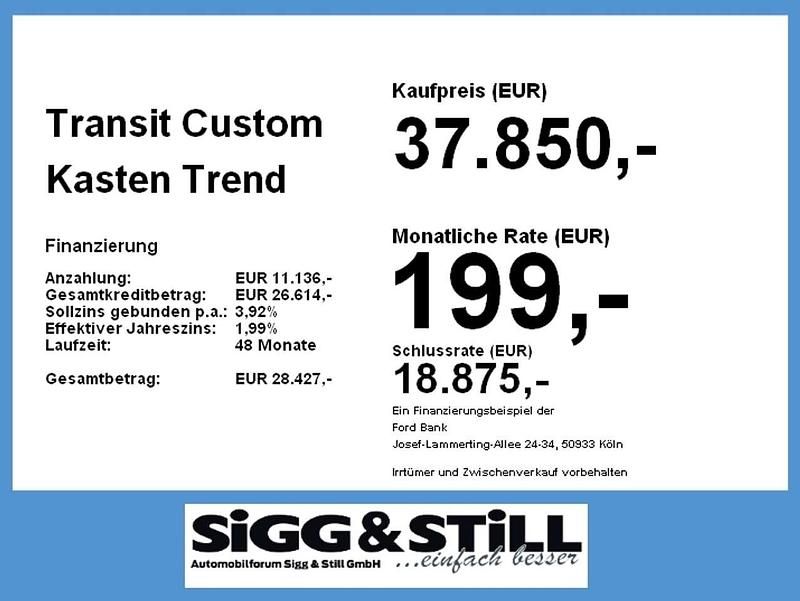 Neu Ford Transit Custom Trend 136 PS (100 kW) 2026 Frost weiß Van / Kleinbus