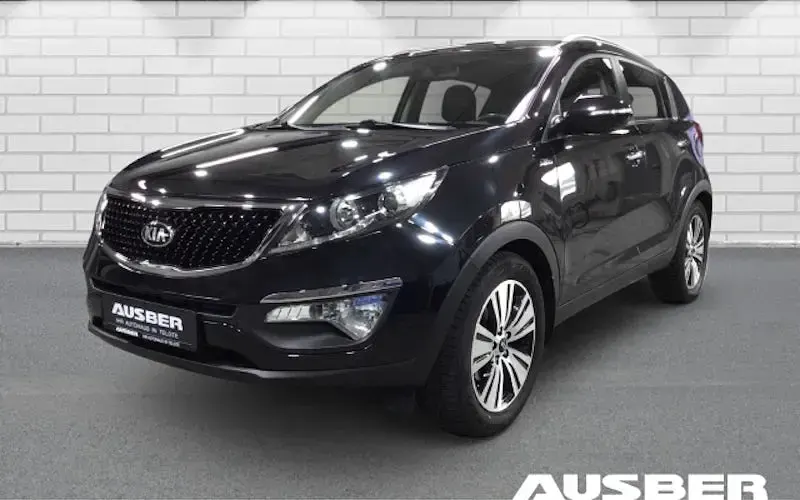 Gebraucht Kia Sportage Spirit 184 PS (135 kW) 2015 (1k) black pearl p SUV