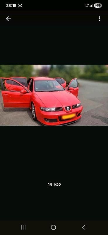 Rot Gebraucht 2004 Cupra Leon Limousine | 5.900 € (Superpreis) - Bild 1/4