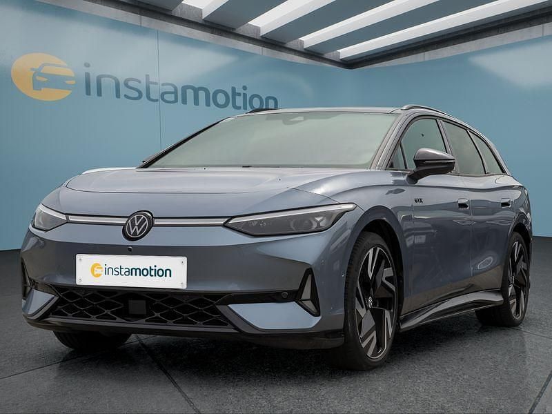 Blau Gebraucht 2024 VW ID.7 Limousine | 53.149 € (Teuer) - Bild 1/4