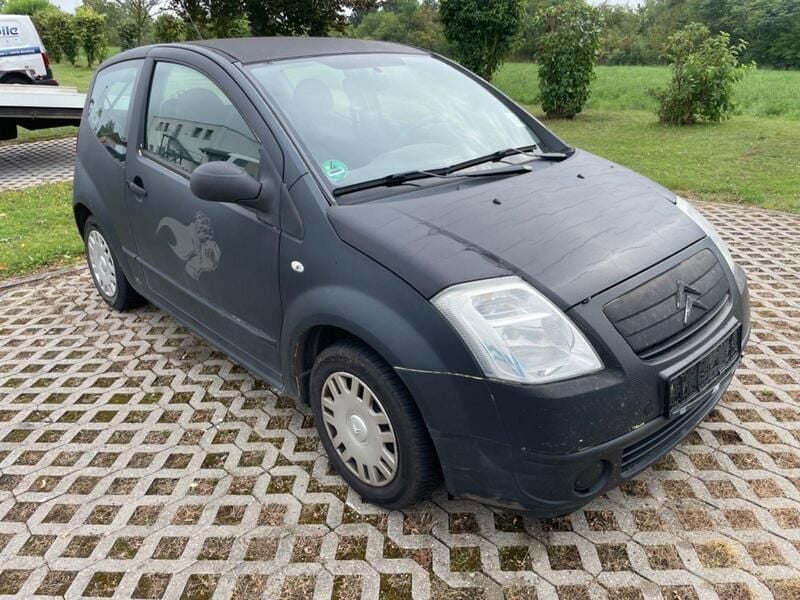 Gebraucht Citroën C2 60 PS (44 kW) 2008 Schwarz Kleinwagen
