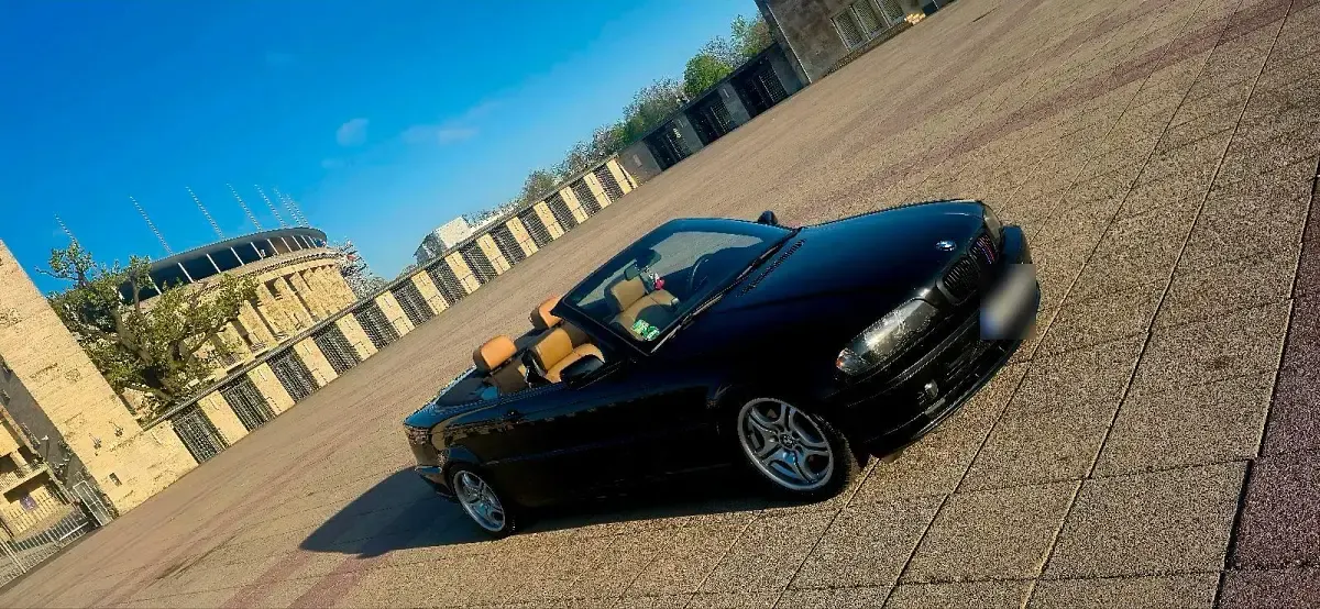 Gebraucht BMW 325 Cabriolet 192 PS (141 kW) 2002 Schwarz Cabrio