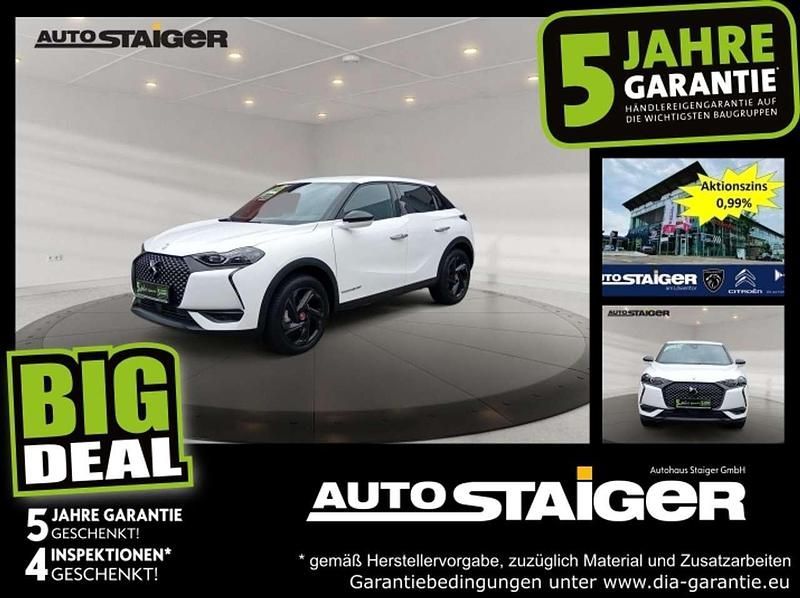 Lack weiss banquise/typ aussenverkl Gebraucht 2022 DS Automobiles DS3 Crossback E-Tense Performance Line Plus SUV | 16.999 € (Guter Preis) - Bild 1/3