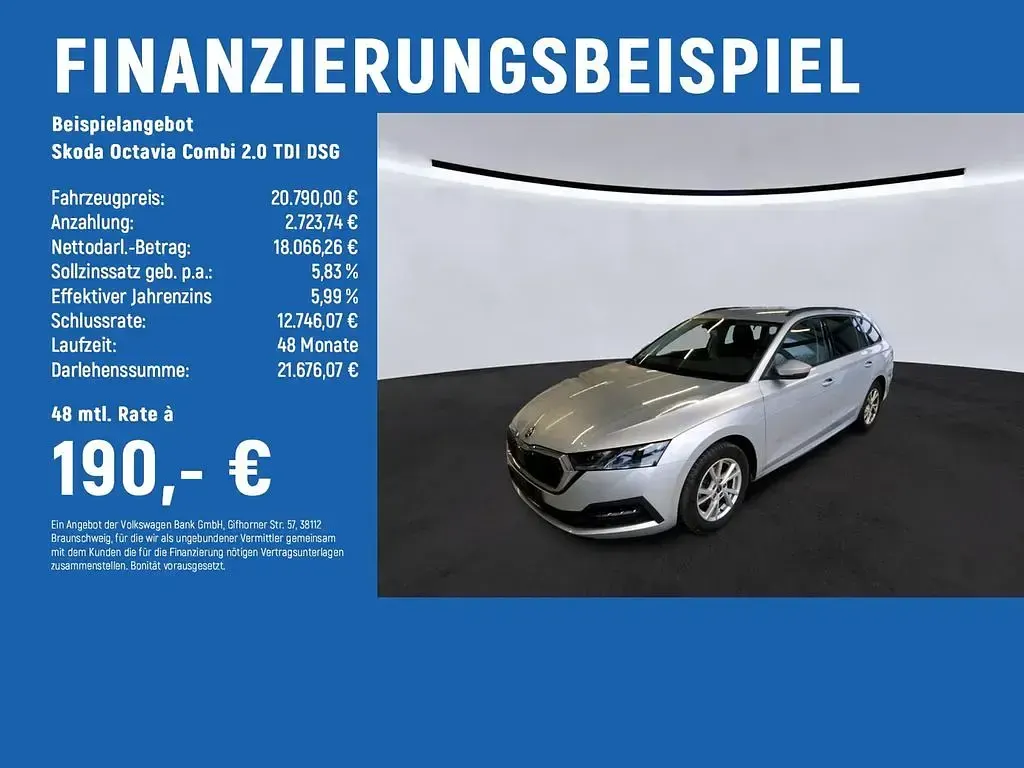 Gebraucht Skoda Octavia Ambition 150 PS (110 kW) 2023 Silber Kombi