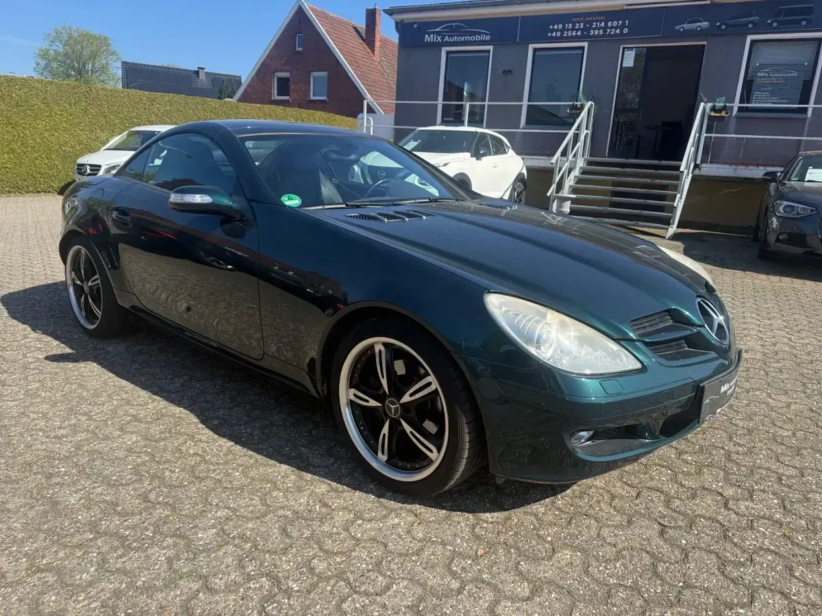 Gebraucht Mercedes SLK280 231 PS (169 kW) 2005 Grün Cabrio