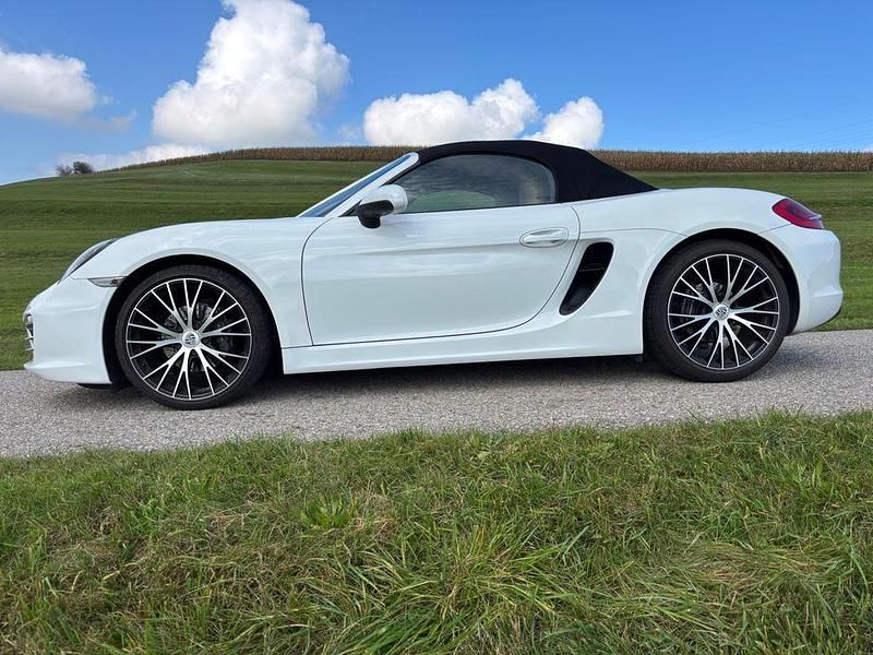 Weiß Gebraucht 2014 Porsche Boxster Cabrio | 42.900 € (Guter Preis) - Bild 1/4