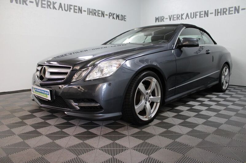 Grau Gebraucht 2013 Mercedes E250 Sport Cabrio | 14.499 € (Guter Preis) - Bild 1/4
