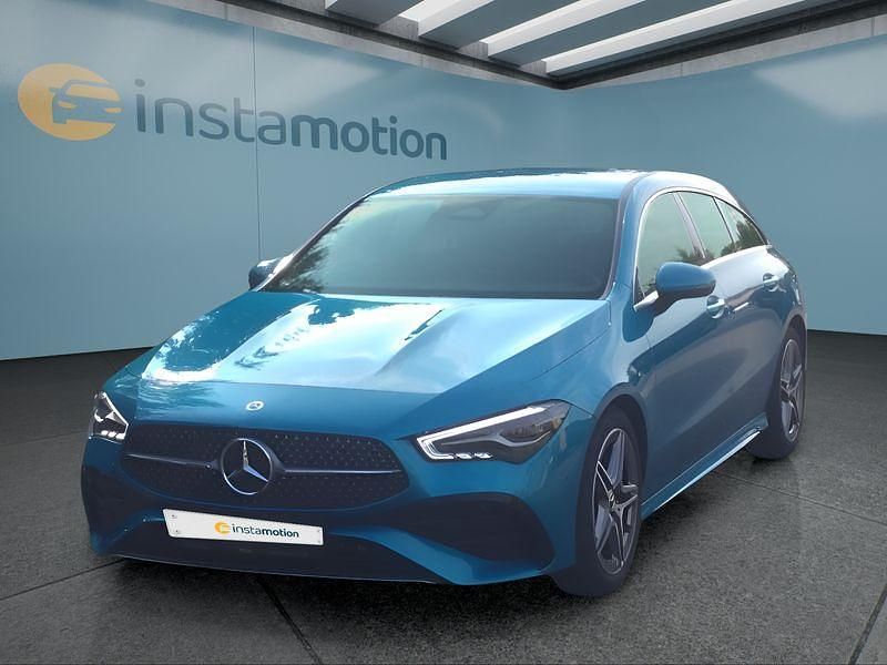 Blau Gebraucht 2024 Mercedes CLA200 Limousine | 36.249 € (Etwas zu teuer) - Bild 1/4