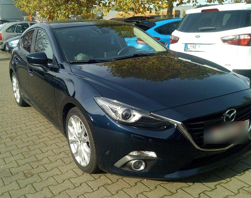 Blau Gebraucht 2013 Mazda 3 Sports-Line Limousine | 9.900 € (Fairer Preis) - Bild 1/4