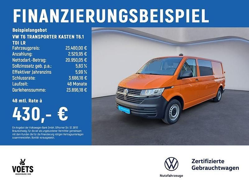 Usata VW Transporter 90 CV (66 kW) 2020 Arancione Furgone