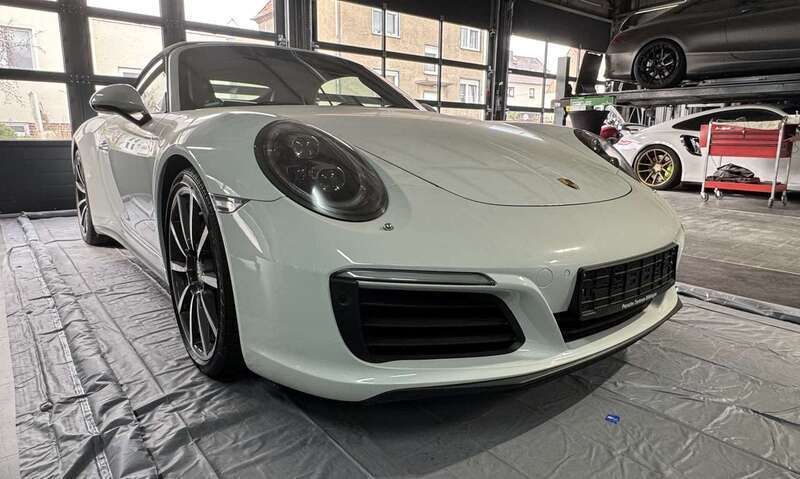 Weiß Gebraucht 2016 Porsche 911 Carrera 4S Cabriolet Cabrio | 95.550 € (Superpreis) - Bild 1/4