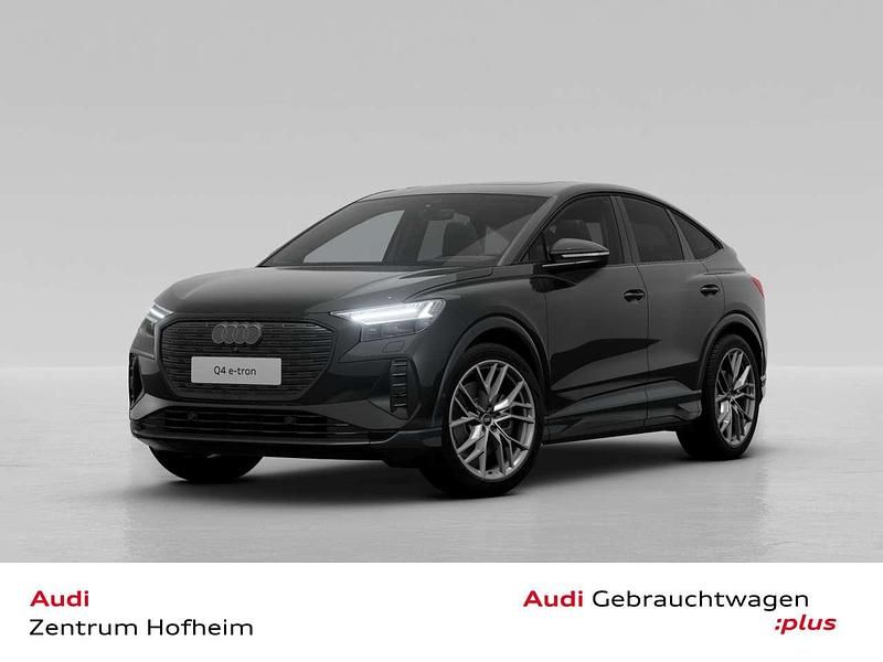 Mythosschwarz metallic Gebraucht 2025 Audi Q4 e-tron S-Line SUV | 52.990 € (Superpreis) - Bild 1/4