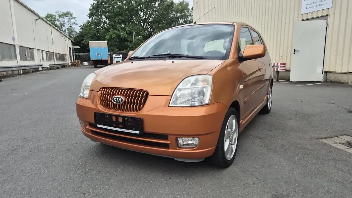 Gebraucht Kia Picanto EX 65 PS (47 kW) 2006 Orange Kleinwagen