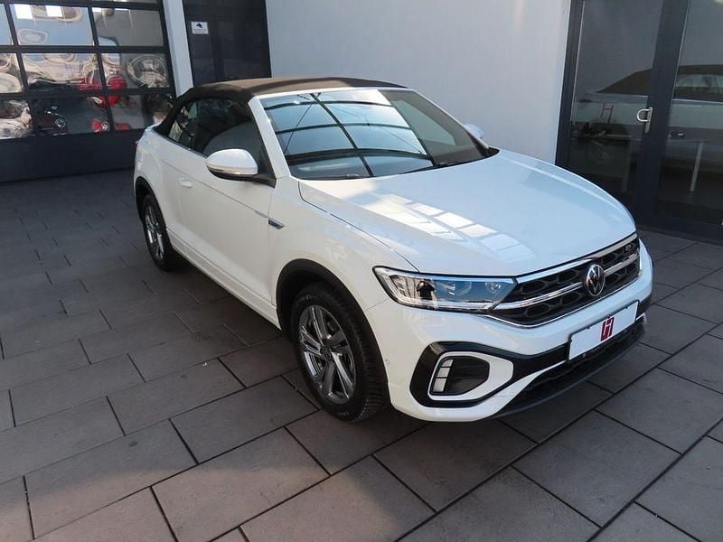 Gebraucht VW T-Roc Cabriolet R-line 150 PS (110 kW) 2024 Weiß Cabrio
