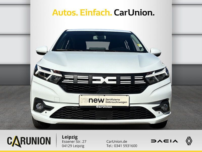 Gebraucht Dacia Sandero Expression 91 PS (66 kW) 2023 Arktis weiß (schwarz) Kleinwagen