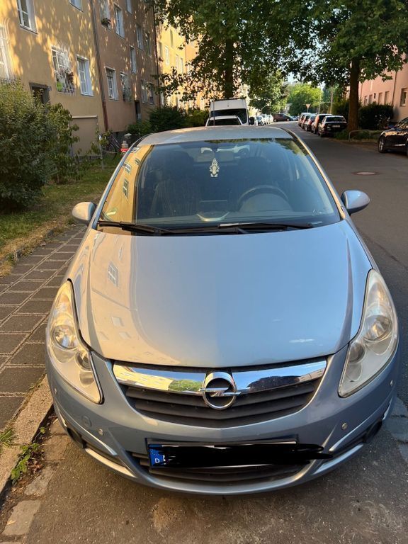 Blau Gebraucht 2007 Opel Corsa Limousine | 2.800 € (Fairer Preis) - Bild 1/4