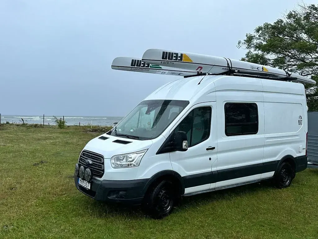 Gebraucht Ford Transit 125 PS (91 kW) 2015 Weiß Van / Kleinbus