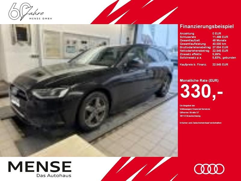 Gebraucht Audi A4 204 PS (150 kW) 2023 Mythosschwarz metallic Kombi