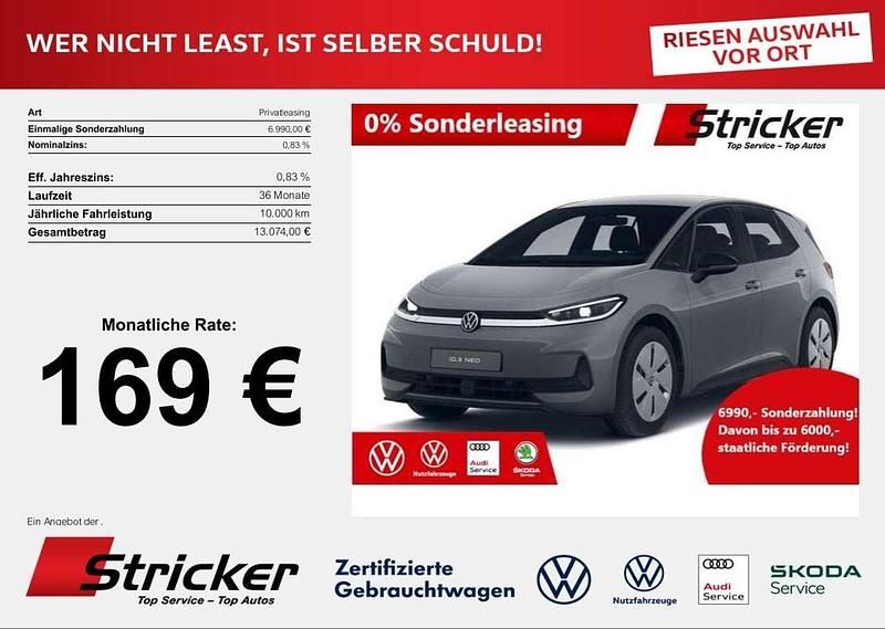 Neu VW ID.3 125 kW (170 PS) 2026 Mondsteingrau Kleinwagen