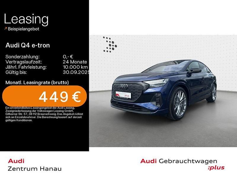 Navarrablau metallic Gebraucht 2025 Audi Q4 Sportback e-tron S-Line SUV | 53.379 € (Teuer) - Bild 1/4