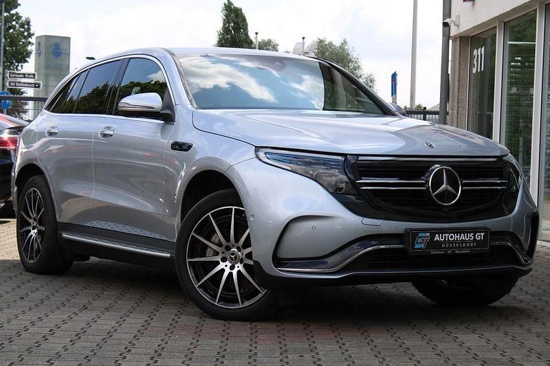 Silber Gebraucht 2021 Mercedes EQC400 AMG SUV | 35.999 € (Fairer Preis) - Bild 1/4
