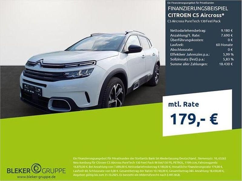 Perlmutt weiß Gebraucht 2022 Citroën C5 Aircross Feel SUV | 15.680 € (Fairer Preis) - Bild 1/3