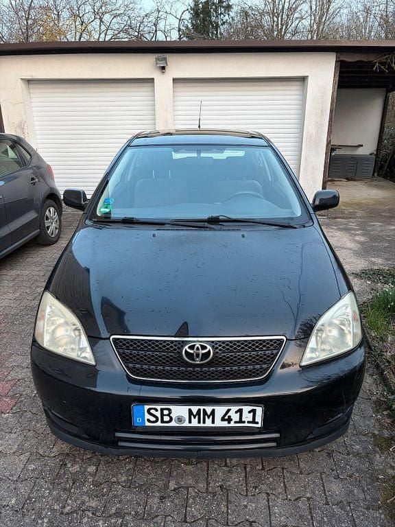 Gebraucht Toyota Corolla 110 PS (80 kW) 2003 Schwarz Kleinwagen