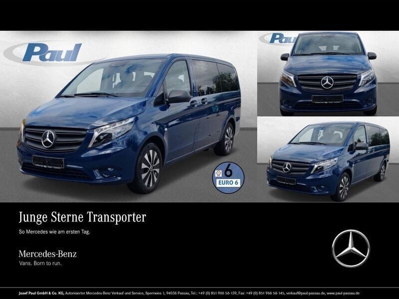 Stahlblau Gebraucht 2023 Mercedes Vito Edition Van / Kleinbus | 54.900 € - Bild 1/4