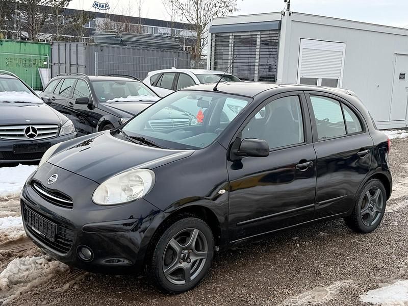 Schwarz Gebraucht 2011 Nissan Micra Tekna Kleinwagen | 3.990 € (Fairer Preis) - Bild 1/4