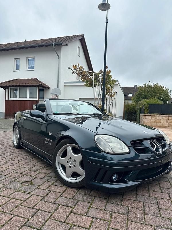 Blau Gebraucht 1997 Mercedes SLK230 AMG Cabrio | 4.250 € (Guter Preis) - Bild 1/4