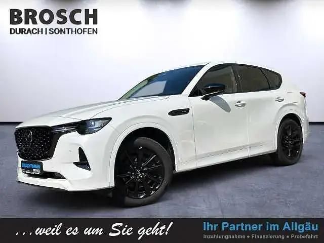 Weiß Gebraucht 2022 Mazda CX-60 Homura-Line SUV | 38.498 € (Etwas zu teuer) - Bild 1/3
